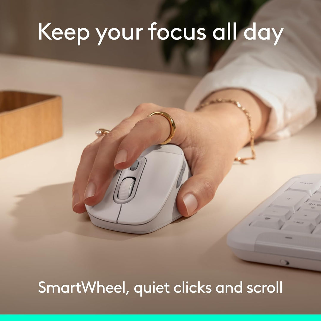 Logitech Signature Comfort Plus M850 L - Ratón inalámbrico Bluetoot...