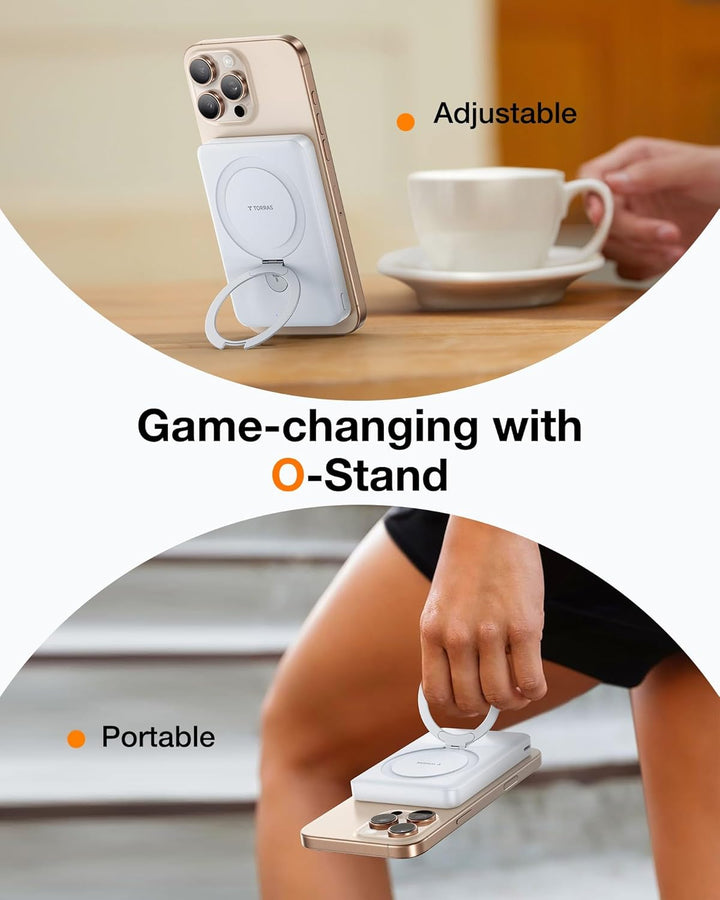 TORRAS EasyGo - Cargador portátil magnético de 10000 mAh para iPhon...