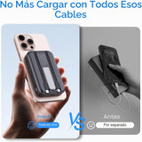 VTIAEK Cargador portátil 2026, banco de energía inalámbrico magnéti...