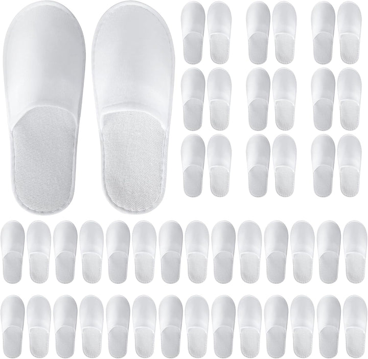 UrbanRoots 28 pares de pantuflas desechables para invitados, pantuf...