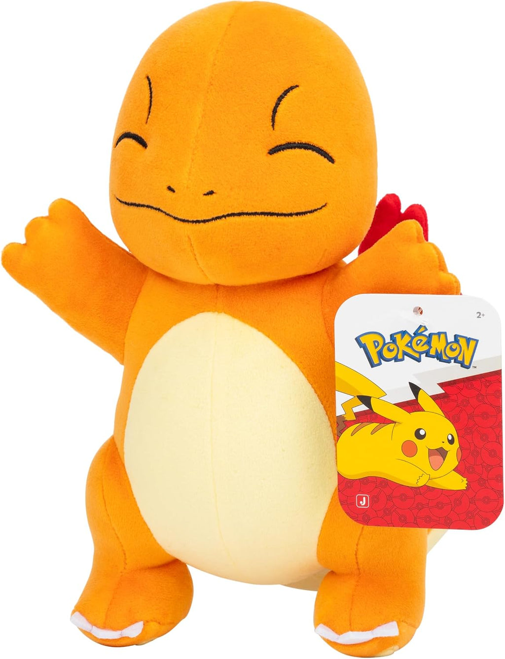 Pokemon Charmander - Peluche suave de 8 pulgadas con detalles auténticos