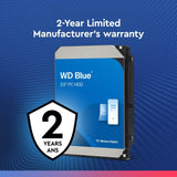 Western Digital - Disco duro interno WD Blue de 4 TB para PC, 5400...