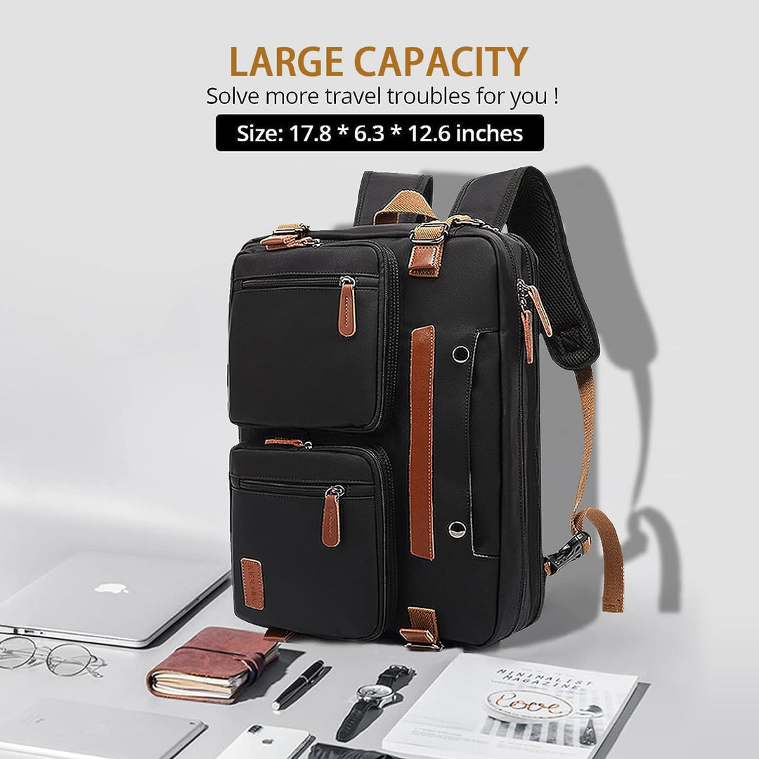 MOLNIA Bolsa de computadora portátil 3 en 1 para hombre, bolsas de...