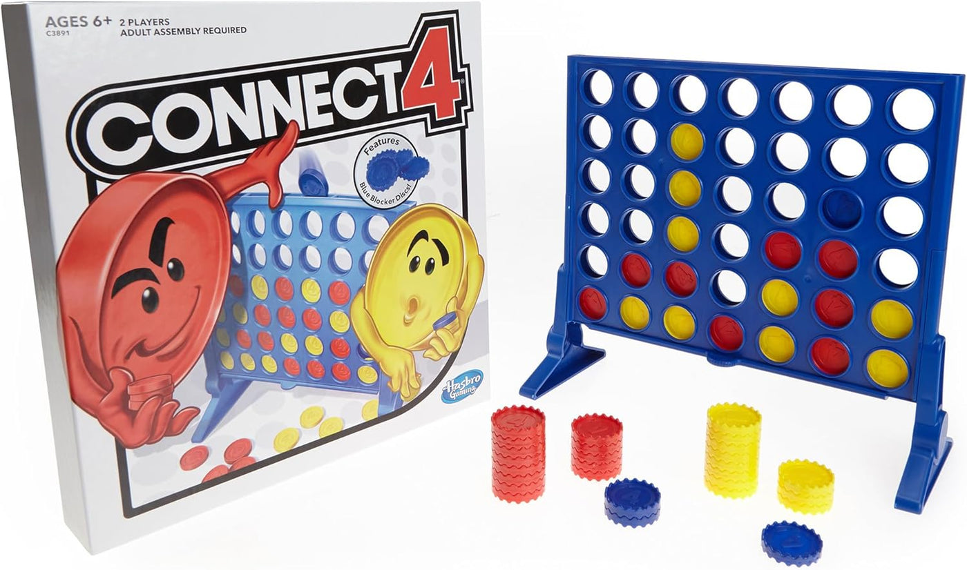 Hasbro Gaming Juego de mesa Connect 4 Empaque estándar