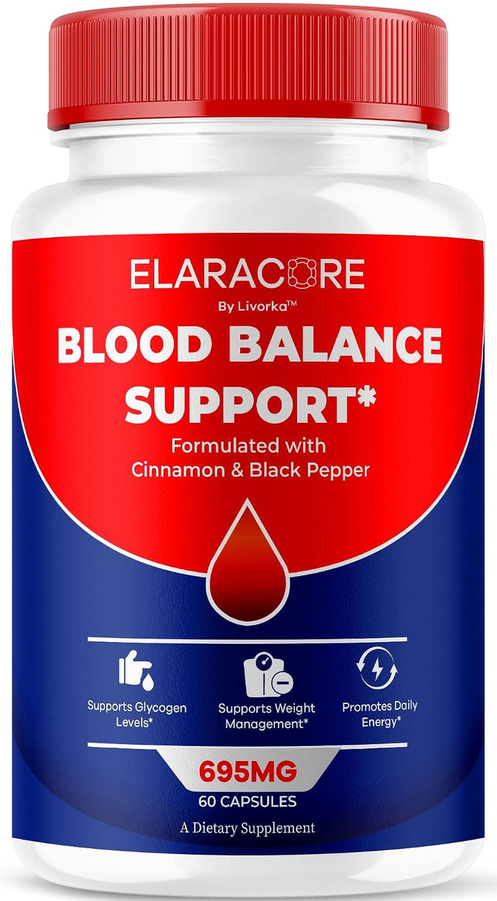 Elaracore Cápsulas de apoyo para el equilibrio, píldoras de supleme...