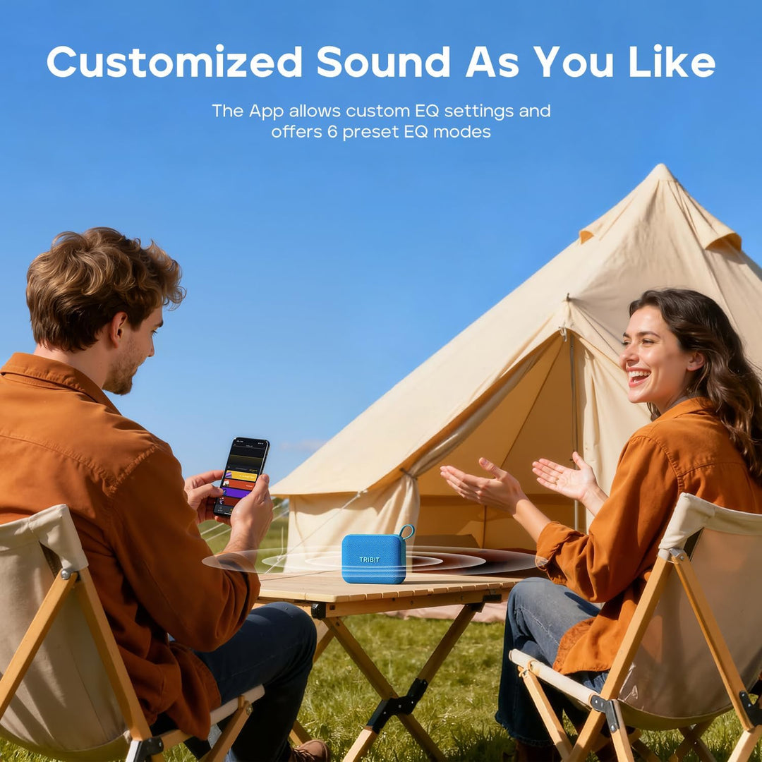 Tribit PocketGo - Altavoz de ducha Bluetooth, IP68 resistente al ag...