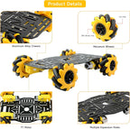 4WD Mecanum Robot Chassis Kit para Arduino y Raspberry Pi