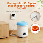 Dispensador automático de golosinas para perros, juguete interactivo