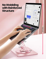 Vaydeer Soporte Ajustable para Laptop de Escritorio, Elevador de So...