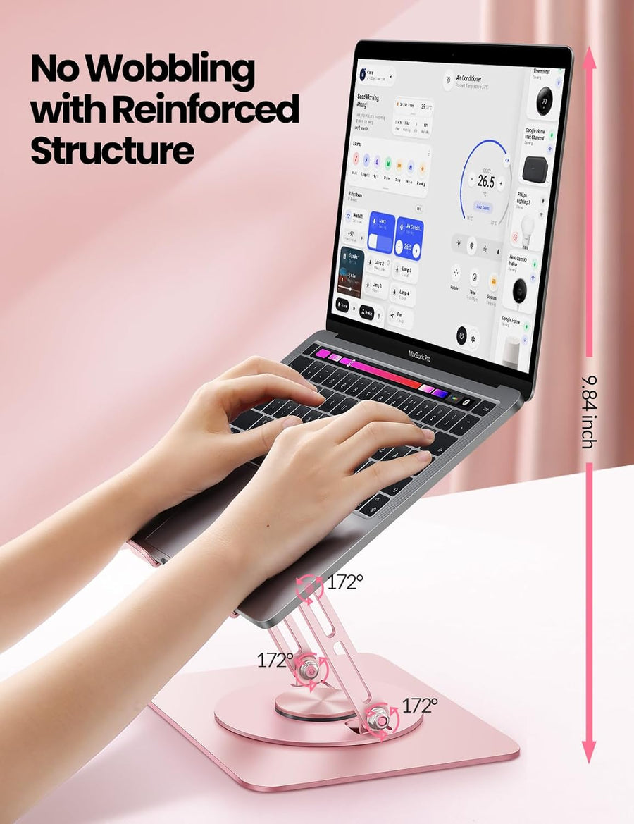 Vaydeer Soporte Ajustable para Laptop de Escritorio, Elevador de So...