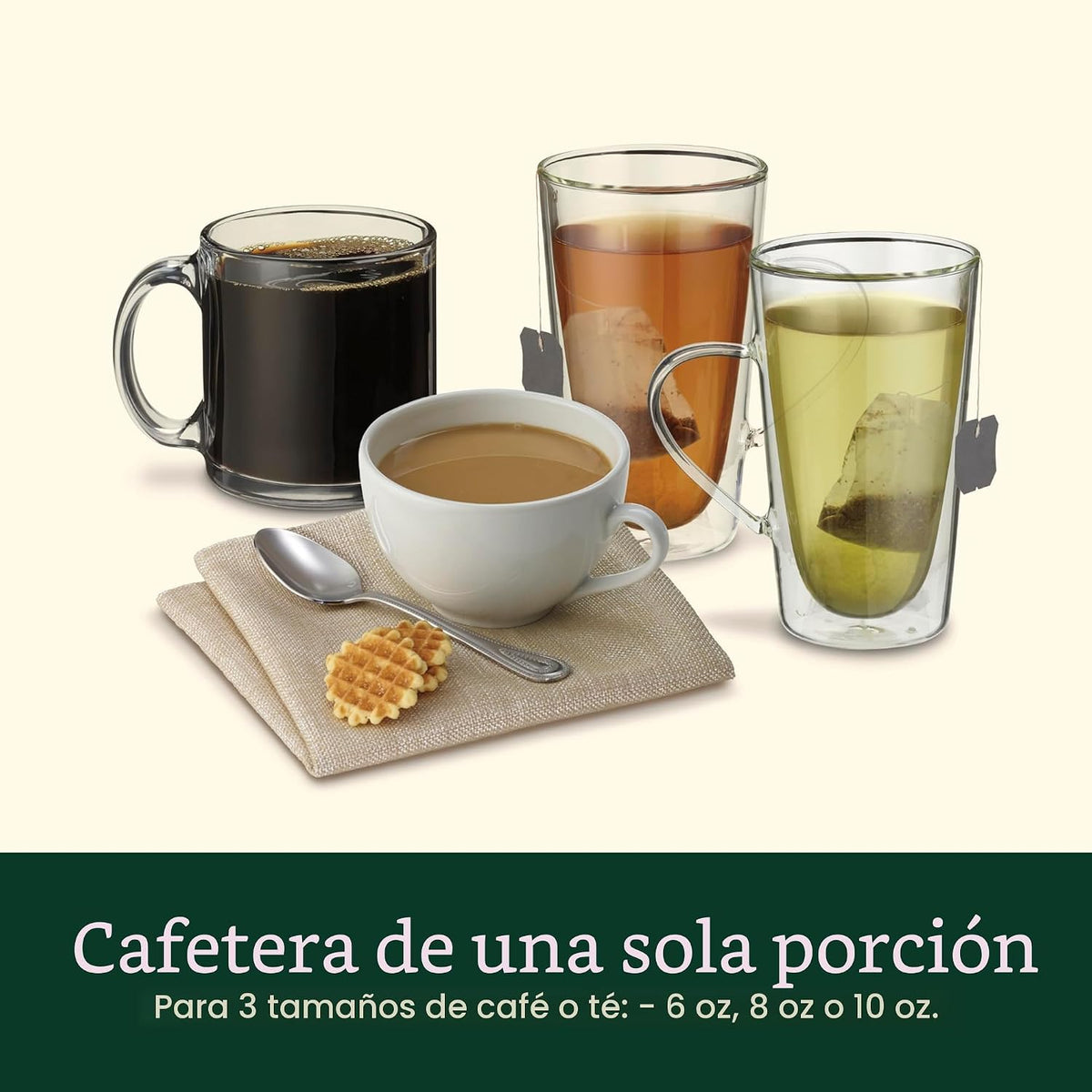 Cuisinart Cafetera, cafetera de cápsulas de depósito de 72 onzas
