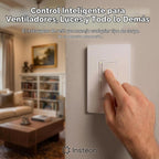 Insteon Interruptor de pared inteligente de encendido/apagado, luces, ventiladores y motores de hasta 1HP - 2477S