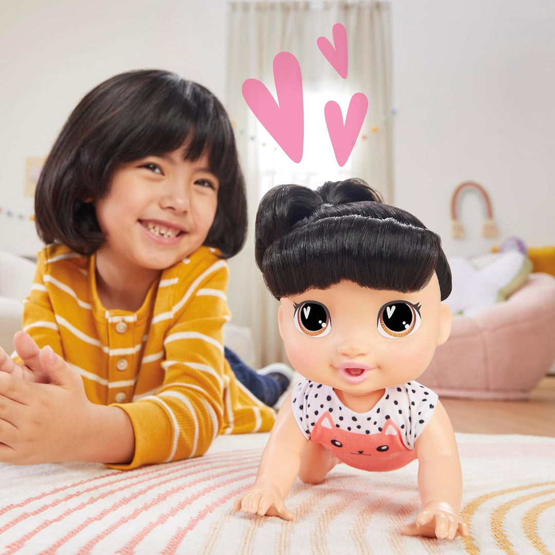 Baby Alive Crawl n Play Katie Kat - Juego de muñecas
