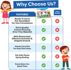 Libro Montessori Busy para niños pequeños de 3 a 5 años - Juguetes de