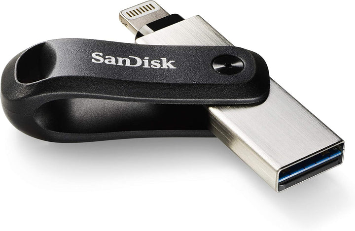 SanDisk Unidad flash iXpand Go de 256 GB - Para tu iPhone 14 o ante...