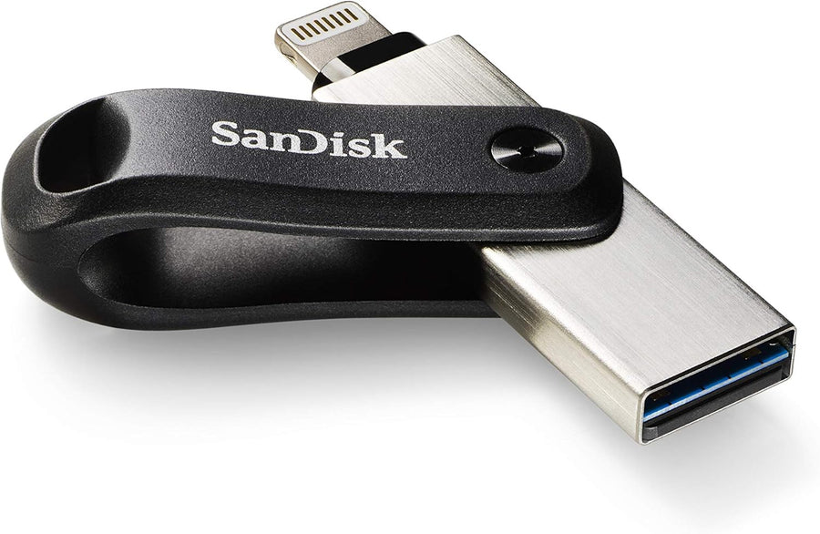 SanDisk Unidad flash iXpand Go de 256 GB - Para tu iPhone 14 o ante...