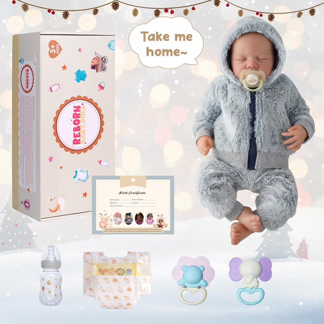 BABESIDE Muñecas realistas de bebé Reborn para niños, 17 pulgadas,...