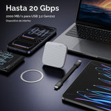 SSD externo 512G SSD magnético portátil SSD USB 3.2 Gen 2x2 hasta 2...
