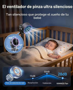 KIMMOO Ventilador portátil recargable de 4000 mAh, control táctil d...