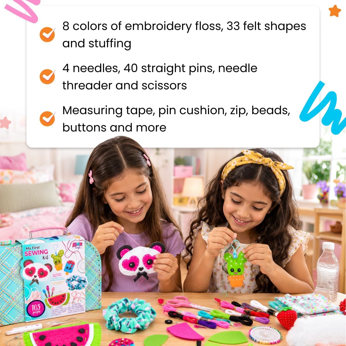 Kit de manualidades My Firsrt Sweing Kit de Alex Toys