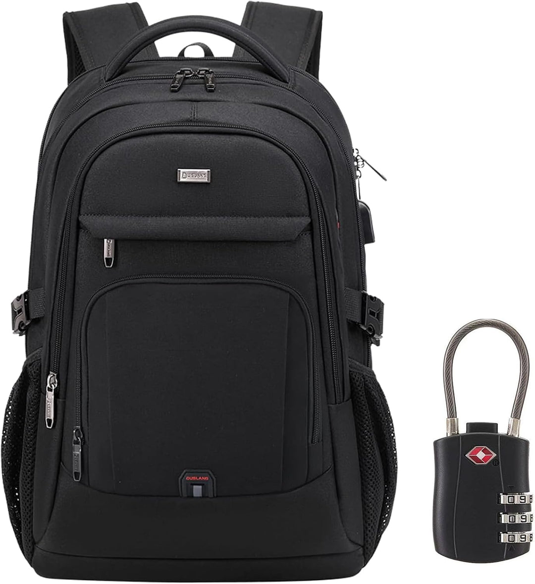 DUSLANG Mochila para laptop de 17 pulgadas para viajes, resistente...