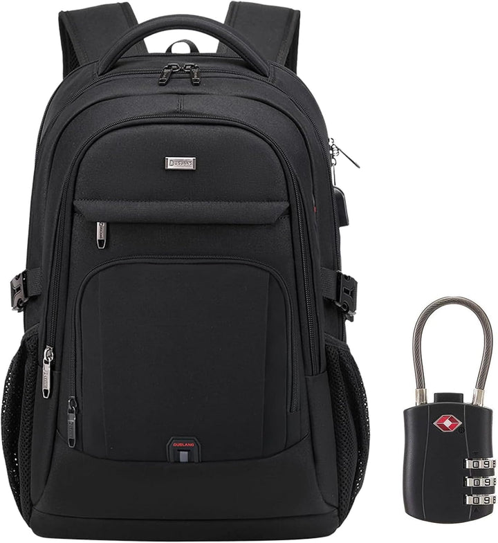 DUSLANG Mochila para laptop de 17 pulgadas para viajes, resistente...