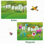 Skillmatics Animales divertidos de aluminio, kit de arte y manualidades