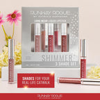 Runway Rogue Mini Liquid Lipstick Trio, 3 tonos a prueba de transferencia, puesta de sol