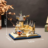 Juego de construcción de libro de castillo compatible con
