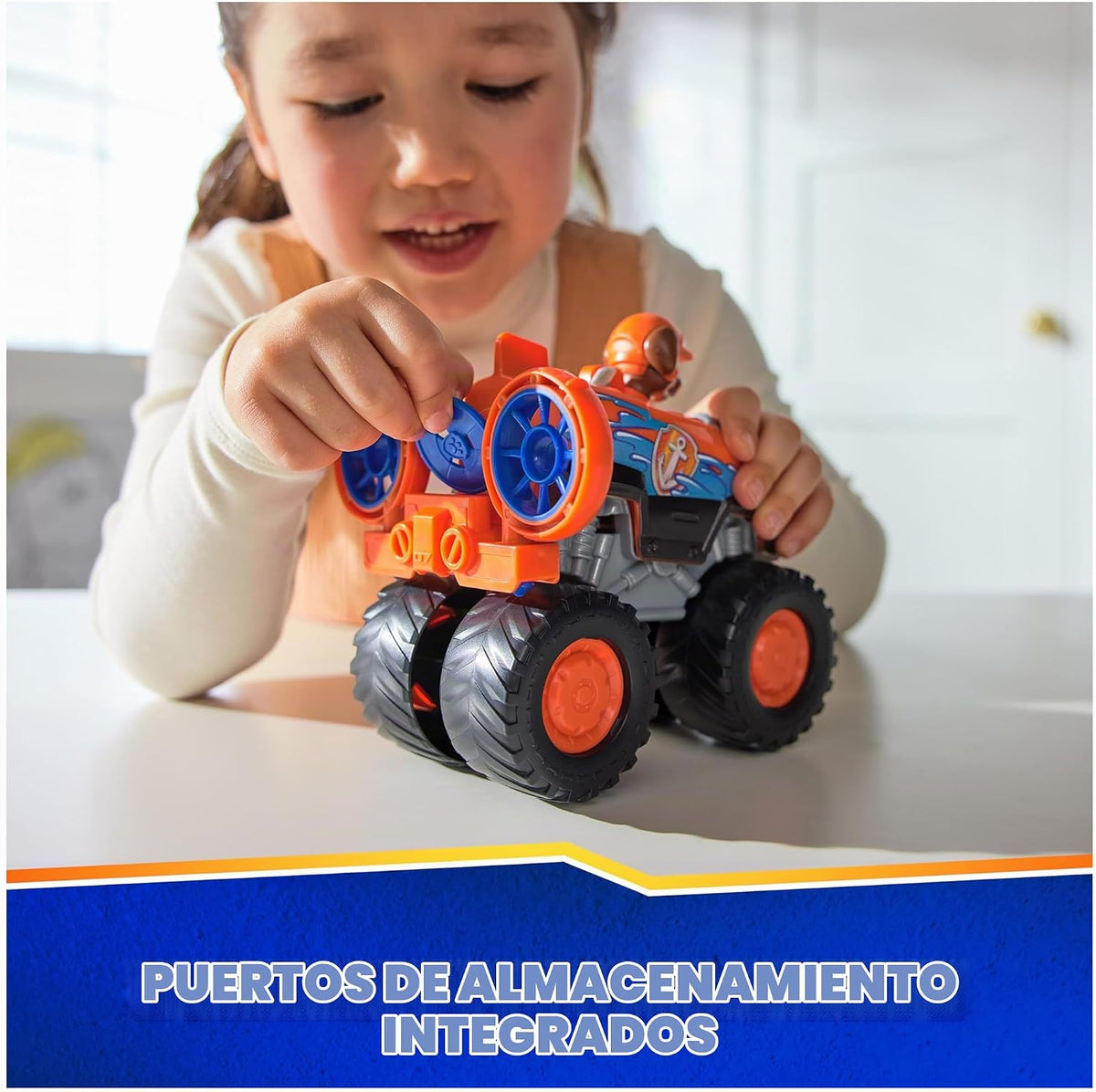 Paw Patrol Rescue Wheels Vehículo de Hovercraft de Zuma con Lanzador de Proyectiles