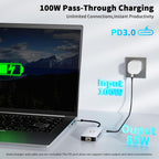 Aplimln, hub USB 3.0 de 3 puertos