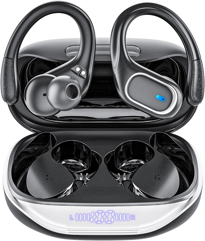 HAOYUYAN Auriculares inalámbricos Bluetooth 5.3 con reproducción de...