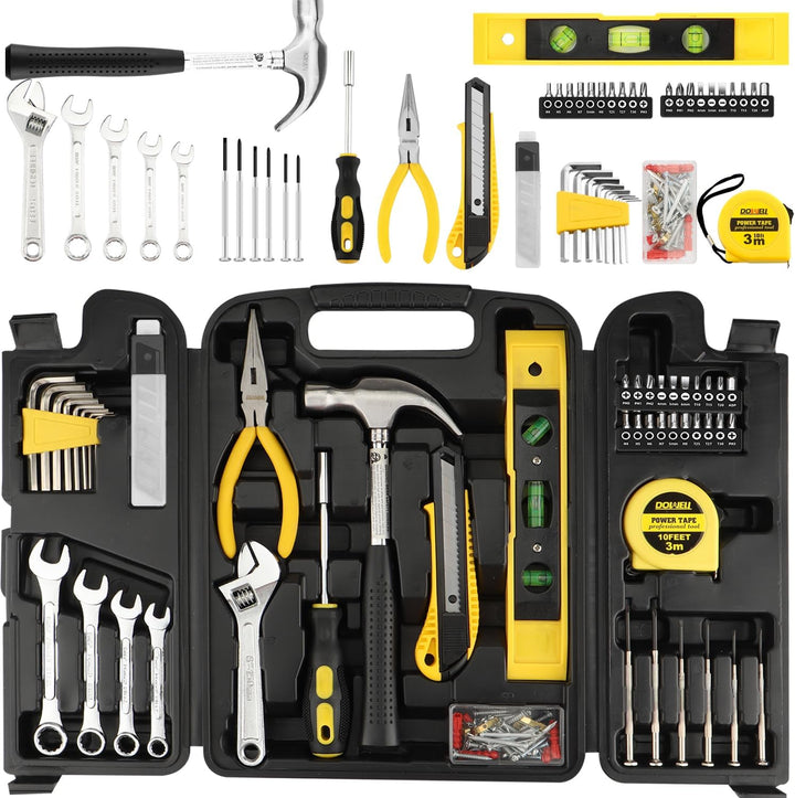 DOWELL Juego de herramientas de 90 piezas Kit de herramientas manua...