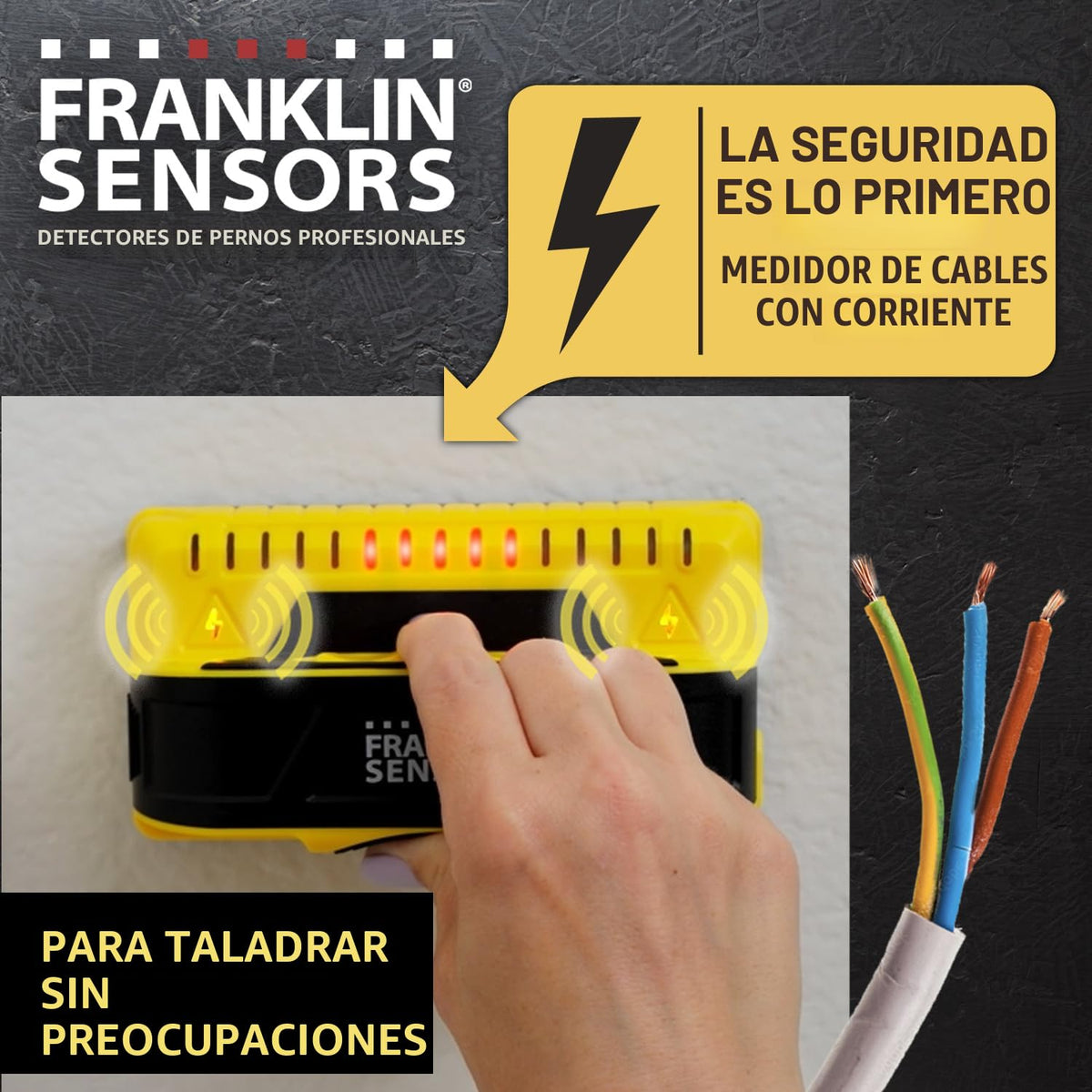 Franklin Sensors ProSensor M150/X990 - Buscador de pernos de 9 sensores