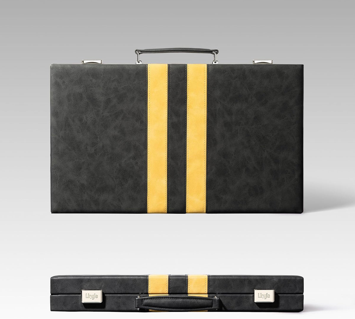 Juegos de backgammon de 15 pulgadas para adultos, tablero clásico de backgammon con dados de damas únicos, exterior de piel sintética e interior de terciopelo, juego de viaje de backgammon