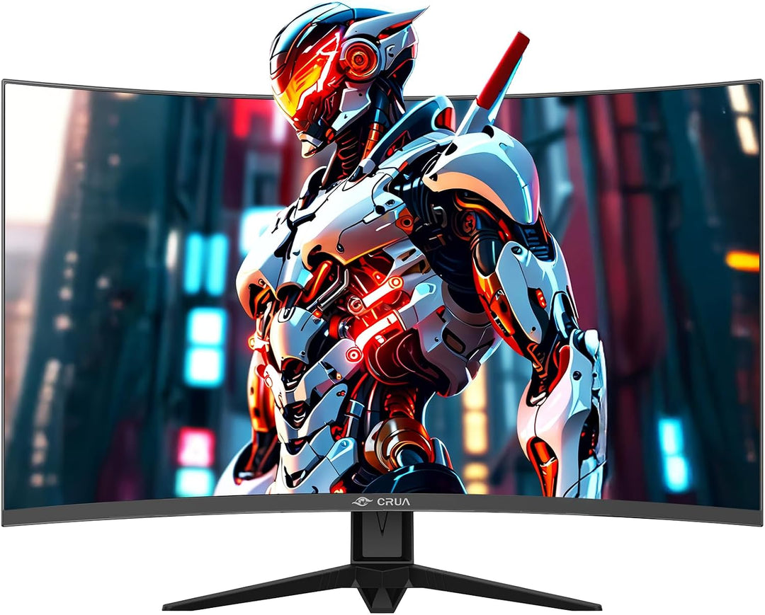 CRUA Monitor curvo QHD 260Hz de 27 pulgadas para juegos, 1800R VA,...