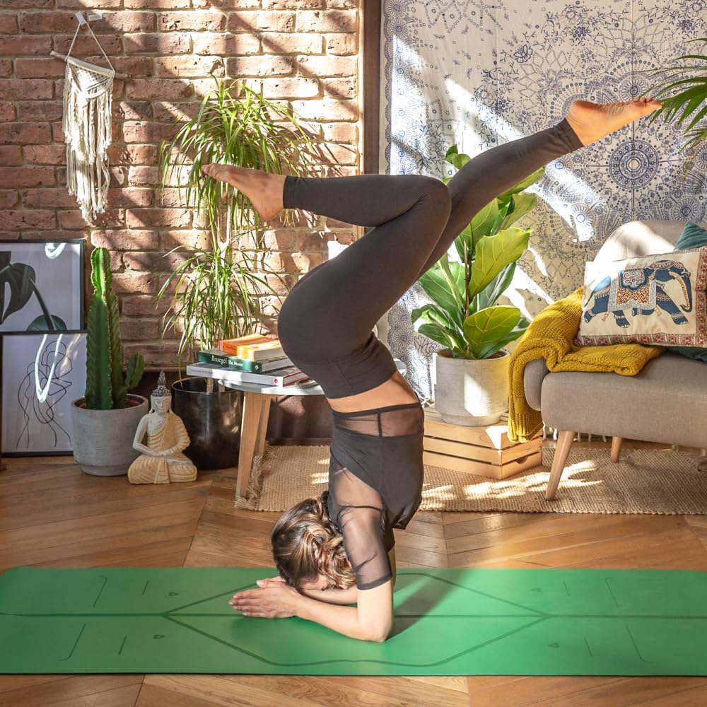 Liforme Esterilla de yoga clásica: diseño de alineación patentado, agarre