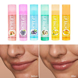Juego de bálsamo labial de 6 sabores, hidratación suave para labios...