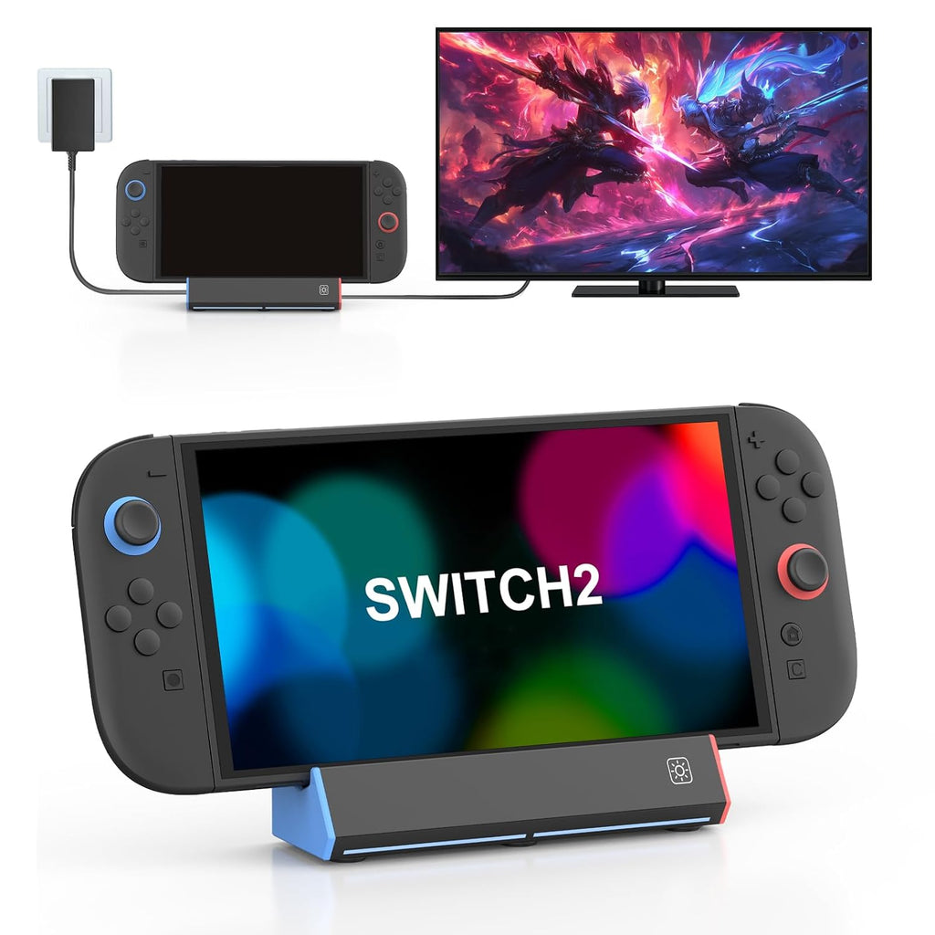 iPLYGAM Estación Dock para Nintendo Switch 2 con HDMI 4K 120Hz