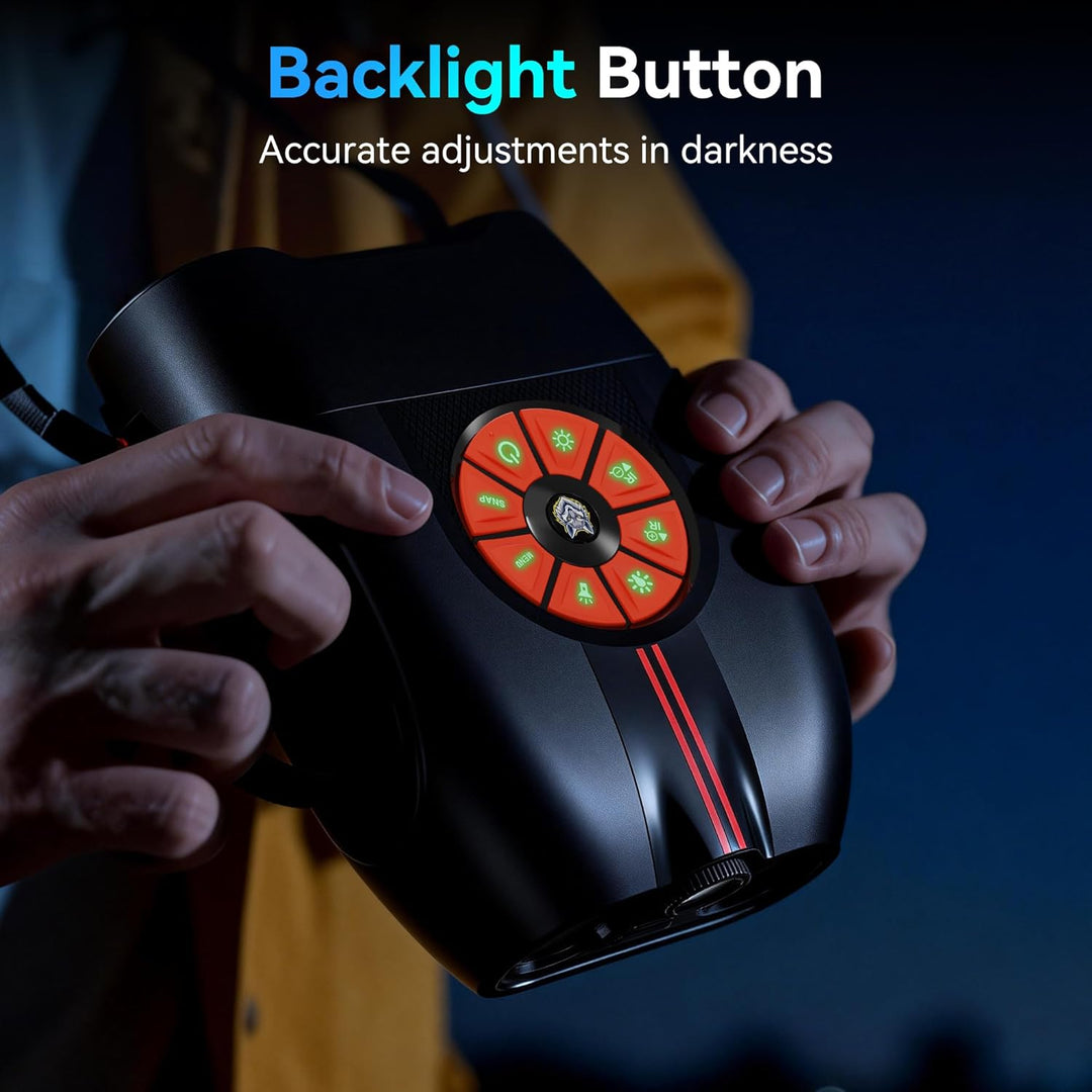 Gafas de visión nocturna 4K para adultos prismáticos de