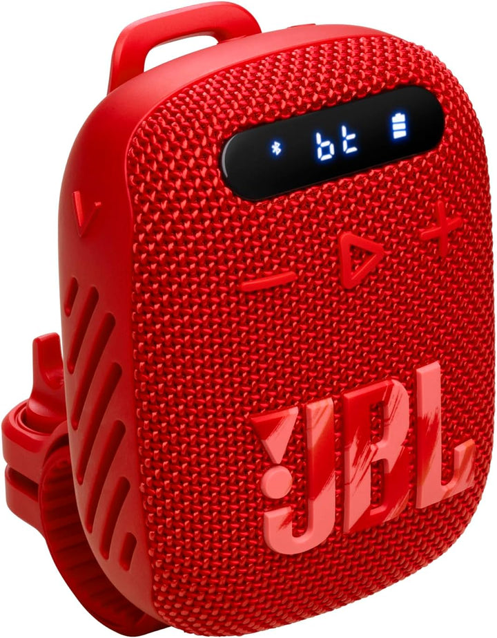 JBL Wind 3 FM Altavoz Bluetooth para manillar (rojo)