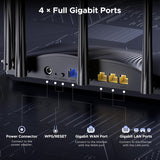 Tenda Enrutador WiFi 6, AX3000 Router inalámbrico Gigabit de doble...