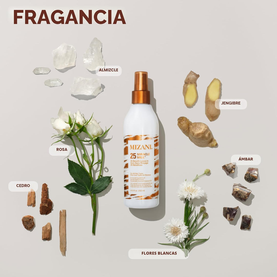 Mizani 25 Benefit Miracle Milk - Acondicionador sin enjuague para c...