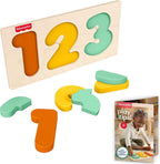 Fisher-Price Juguete Montessori de madera 1-2-3