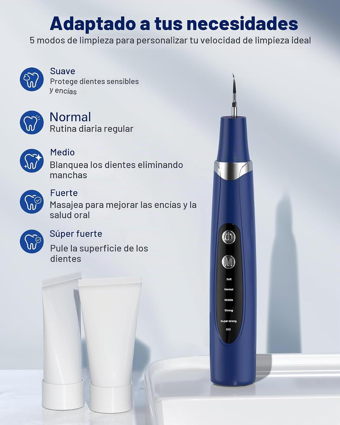 Removedor de placa para dientes, removedor de sarro para dientes co...