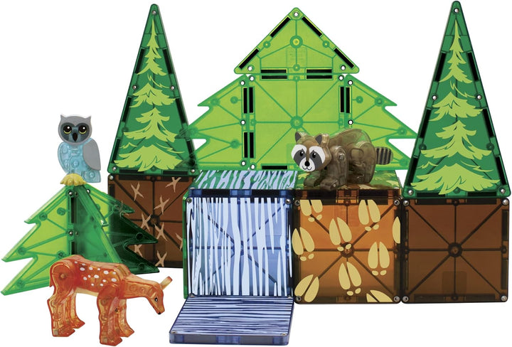 MAGNA-TILES Animales del bosque - Juego de construcción