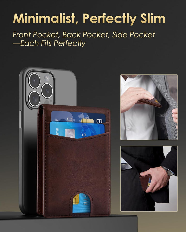 QLD Cartera para hombre \u2013 Bloqueo RFID [funcional y práctico]...