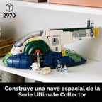 LEGO Star Wars Nave Estelar Clase Firespray de Jango Fett Set de Construcción para Adultos - Kit de Modelo Coleccionable El Ataque de los Clones y Decoración de Habitación - Idea de Regalo DIY para