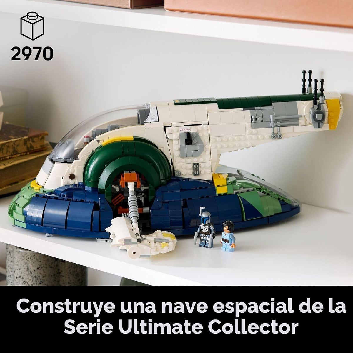 LEGO Star Wars Nave Estelar Clase Firespray de Jango Fett Set de Construcción para Adultos - Kit de Modelo Coleccionable El Ataque de los Clones y Decoración de Habitación - Idea de Regalo DIY para