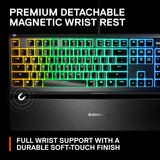 SteelSeries Apex 3 RGB - Teclado para videojuegos - Iluminación RGB...